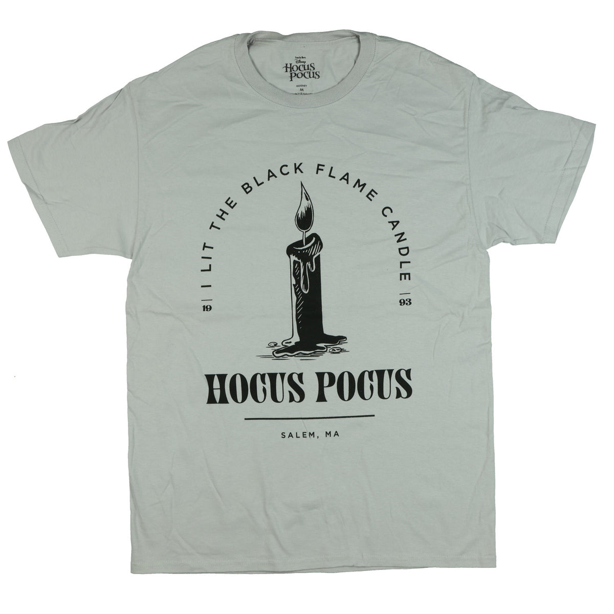 Hocus Pocus T-Shirt Men's I Lit The Black Flame Candle Short Sleeve Top