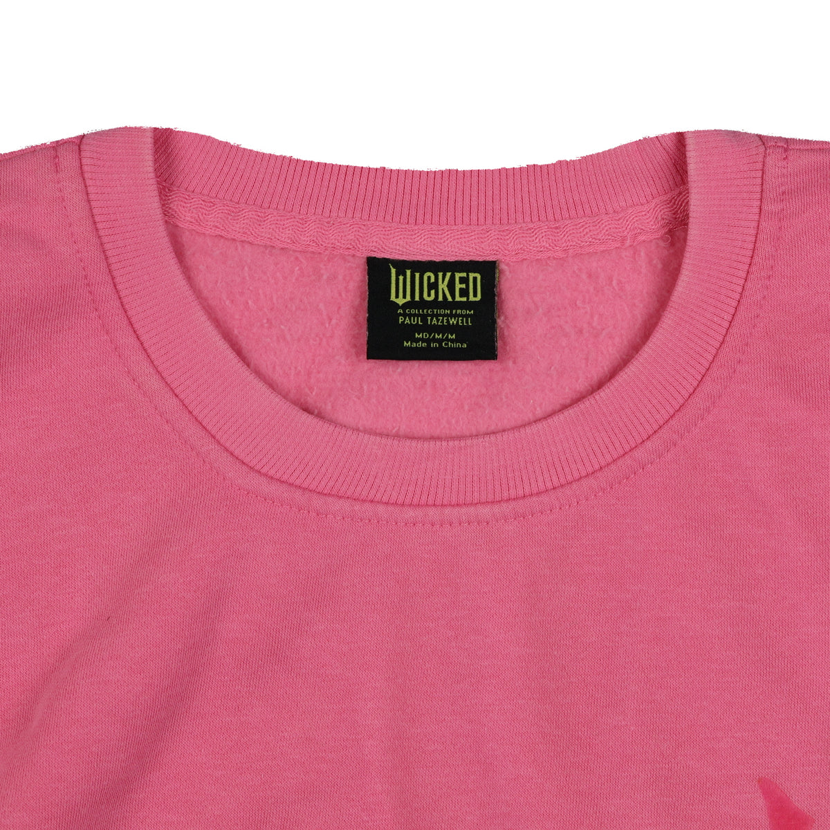 Wicked Sweatshirt Women's Defy Gravity Cropped Pullover Crewneck