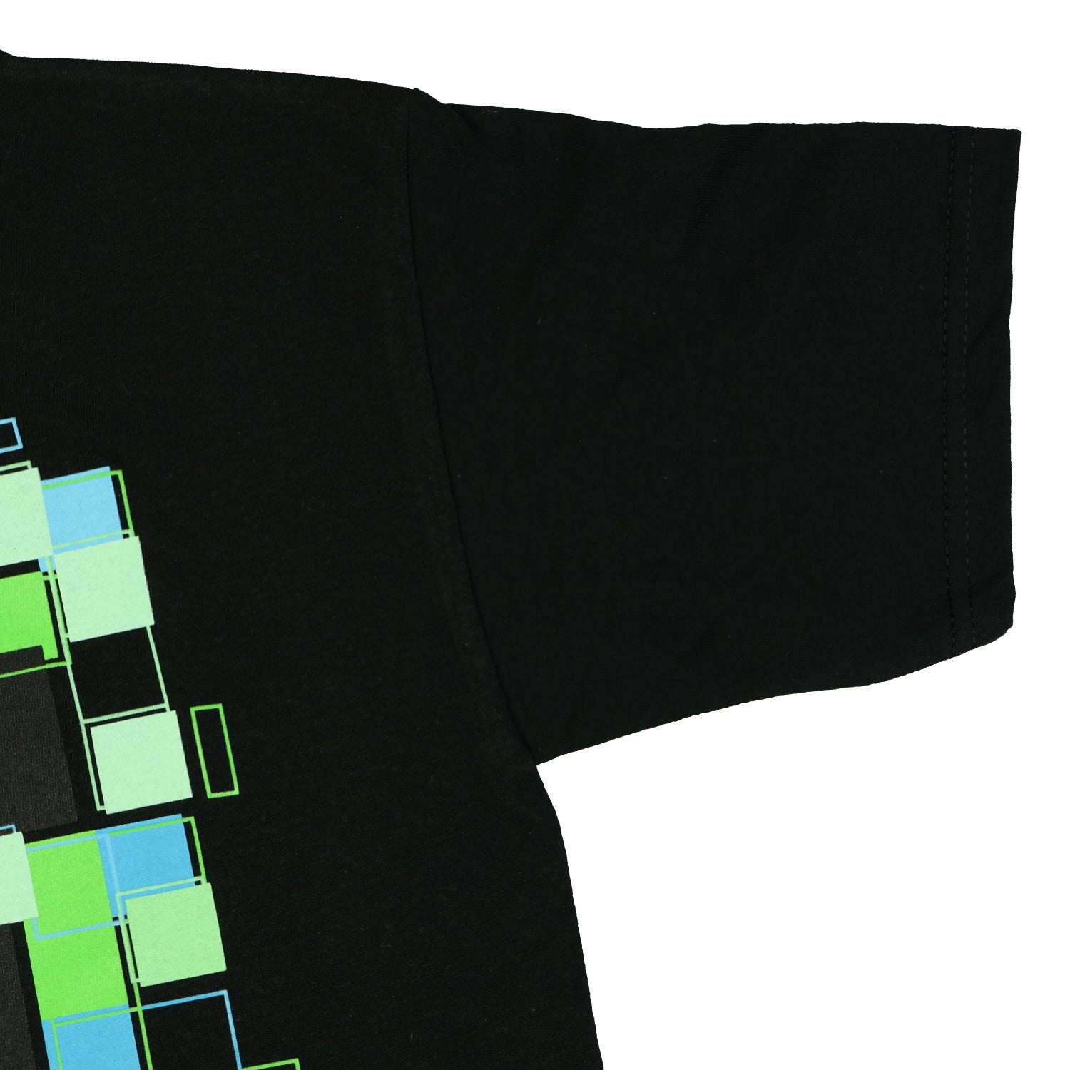 Minecraft T-Shirt Boys' Pixelated Face Design Short Sleeve Tee