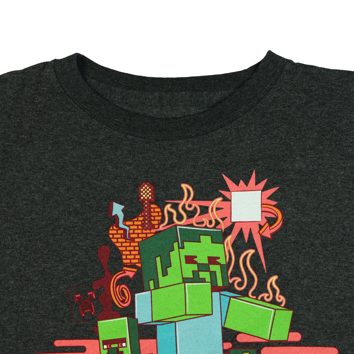 Minecraft Shirt Boy's Nitwit Villager Zombie Duck Short Sleeve Tee