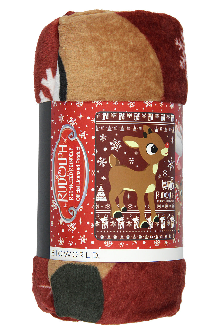 Rudolph The Red-Nosed Reindeer Soft Plush Fleece Throw Blanket 45" x 60"