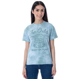Star Wars Women's The Child Wherever I Go Tie Dye Skimmer Top T-Shirt Adult
