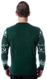 Disney Star Wars Mens' The Mandalorian Grogu Goodbye Holiday Knit Sweater