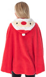 Santa Claus Pullover Costume Robe Red Plush Unisex Adult Christmas Hoodie