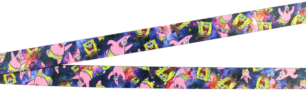 SpongeBob Squarepants ID Lanyard with Patrick Charm and Detachable Badge Holder