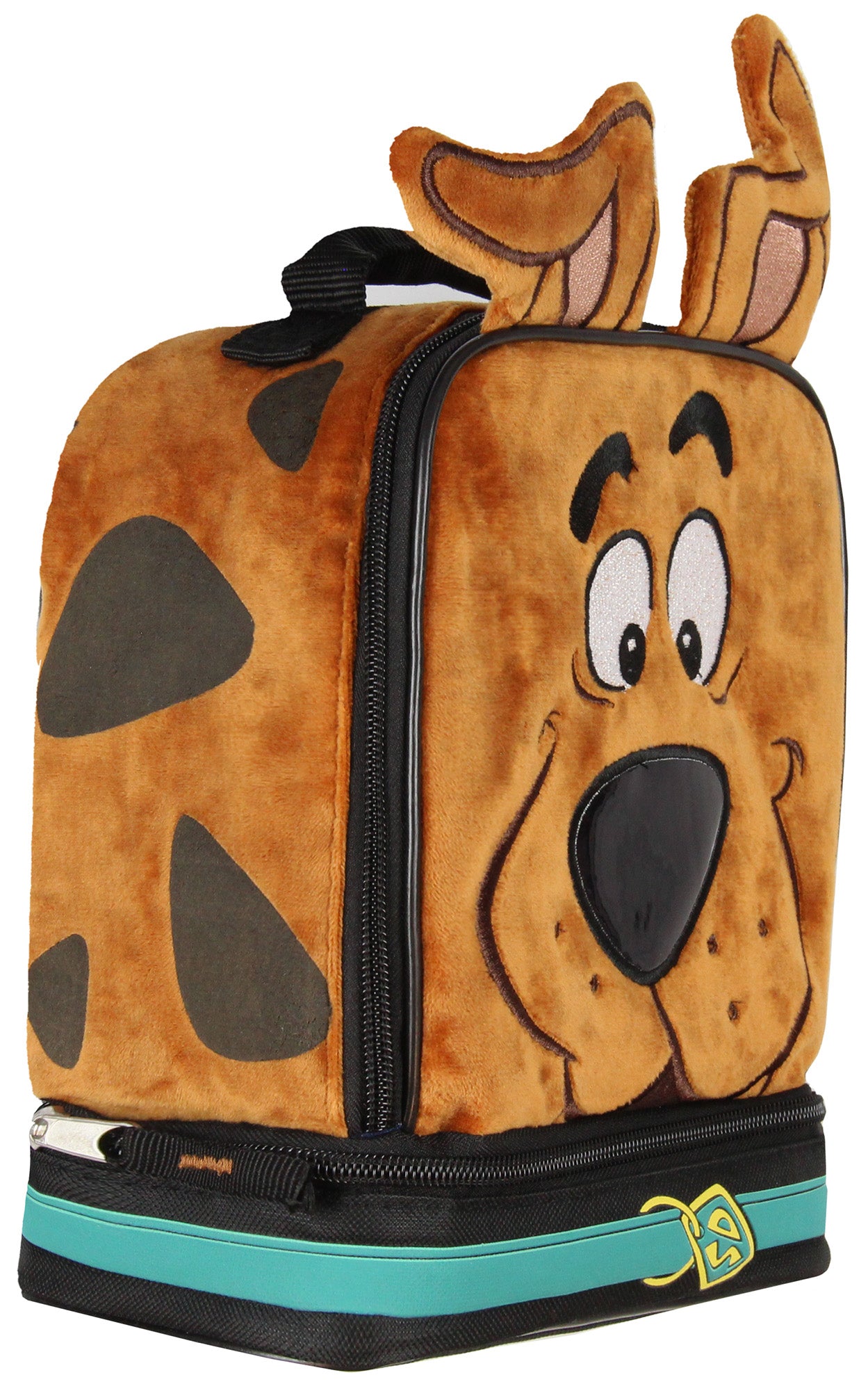 Scooby Doo Character Embroidered Face with 3D Ears Lunch Bag Lunch Box Tote 10" - Seven Times Six