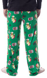 The Simpsons Mens' Christmas Homer Duff Beer and Holly Sleep Pajama Pants
