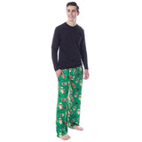 The Simpsons Mens' Christmas Homer Duff Beer and Holly Sleep Pajama Pants