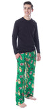 The Simpsons Mens' Christmas Homer Duff Beer and Holly Sleep Pajama Pants