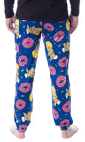 The Simpsons Mens' Homer Sprinkles Donuts Sleep Pajama Jogger Pants
