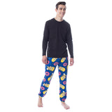 The Simpsons Mens' Homer Sprinkles Donuts Sleep Pajama Jogger Pants