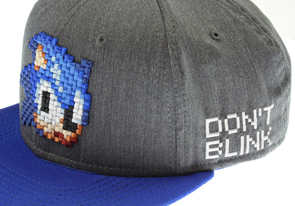Sonic The Hedgehog Hat - Sonic Pixel Face Adjustable