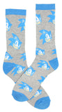 Sega Sonic The Hedgehog Supersonic Speed Novelty Crew Socks Two Pack