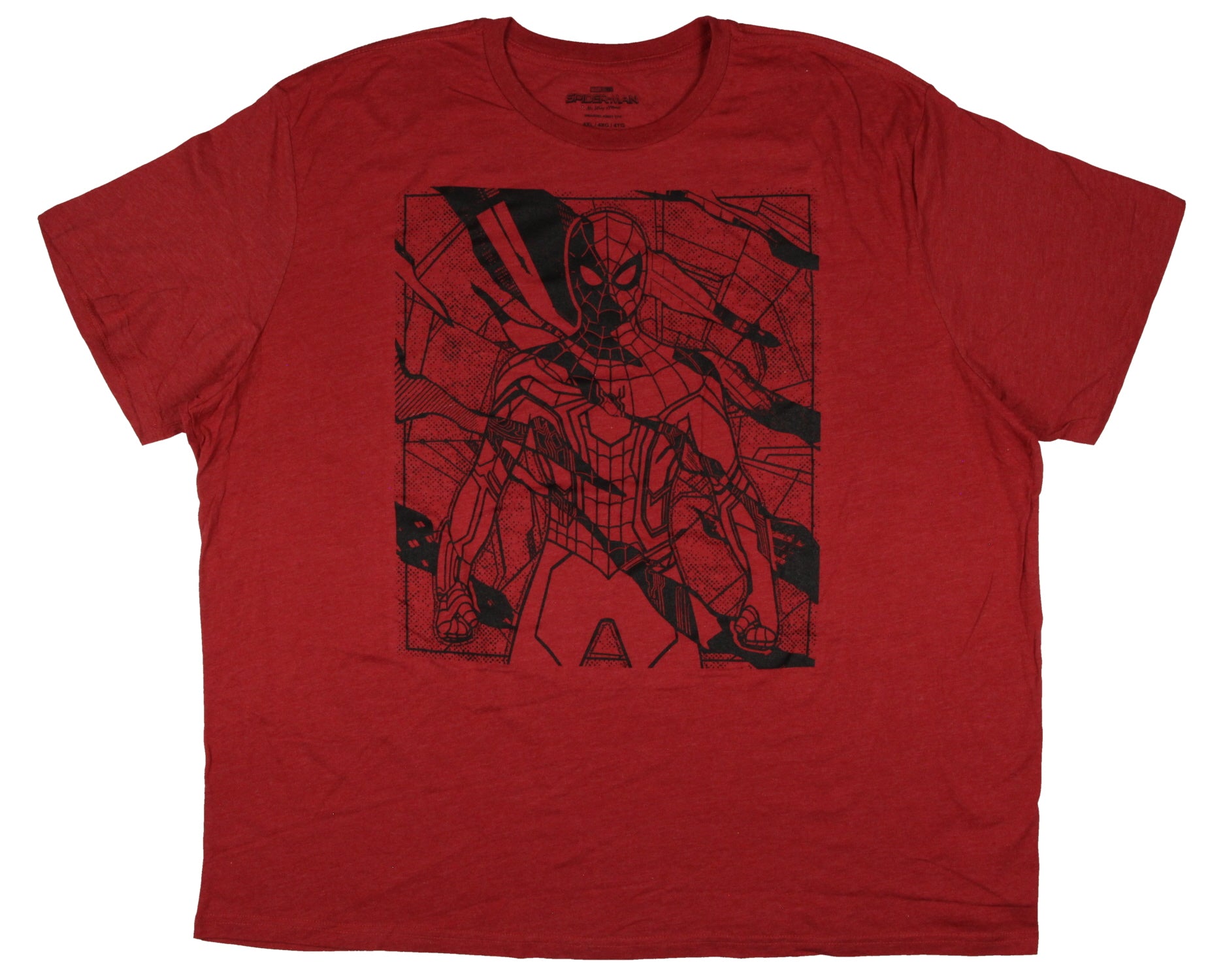 Marvel Comics Men's Spider-Man No Way Home Spider-Man Action Adult T-Shirt