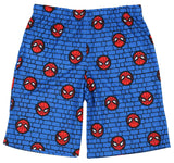 Marvel Spiderman Boys' Youth Wall Crawler Superhero Pajama Sleep Shorts