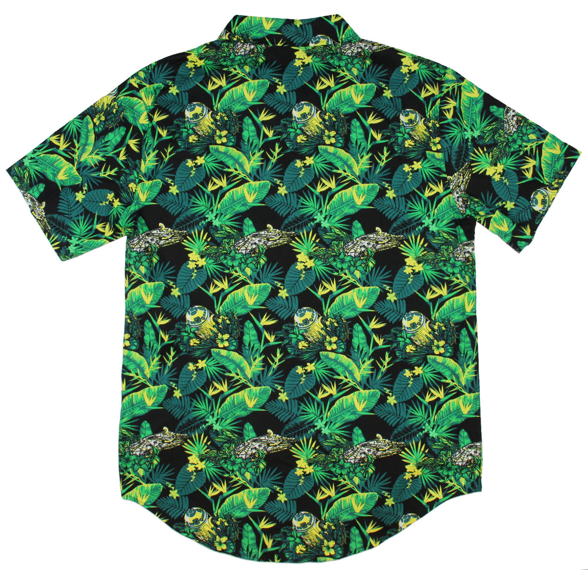 Star Wars Men's Millennium Falcon And R2-D2 Hawaiian Shirt Adult