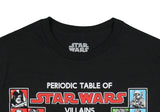 Star Wars Shirt Men's Periodic Table Of Star Wars Villains Adult T-Shirt