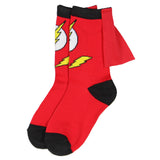 DC Comics Superhero Batman Superman The Flash Youth Boys Caped Crew Socks