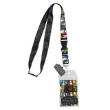 Star Wars Multi Character Lanyard with ID Badge Holder and PVC Charm
