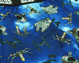 Star Wars Boys' Youth Starfighter Spaceships Pajama Sleep Shorts