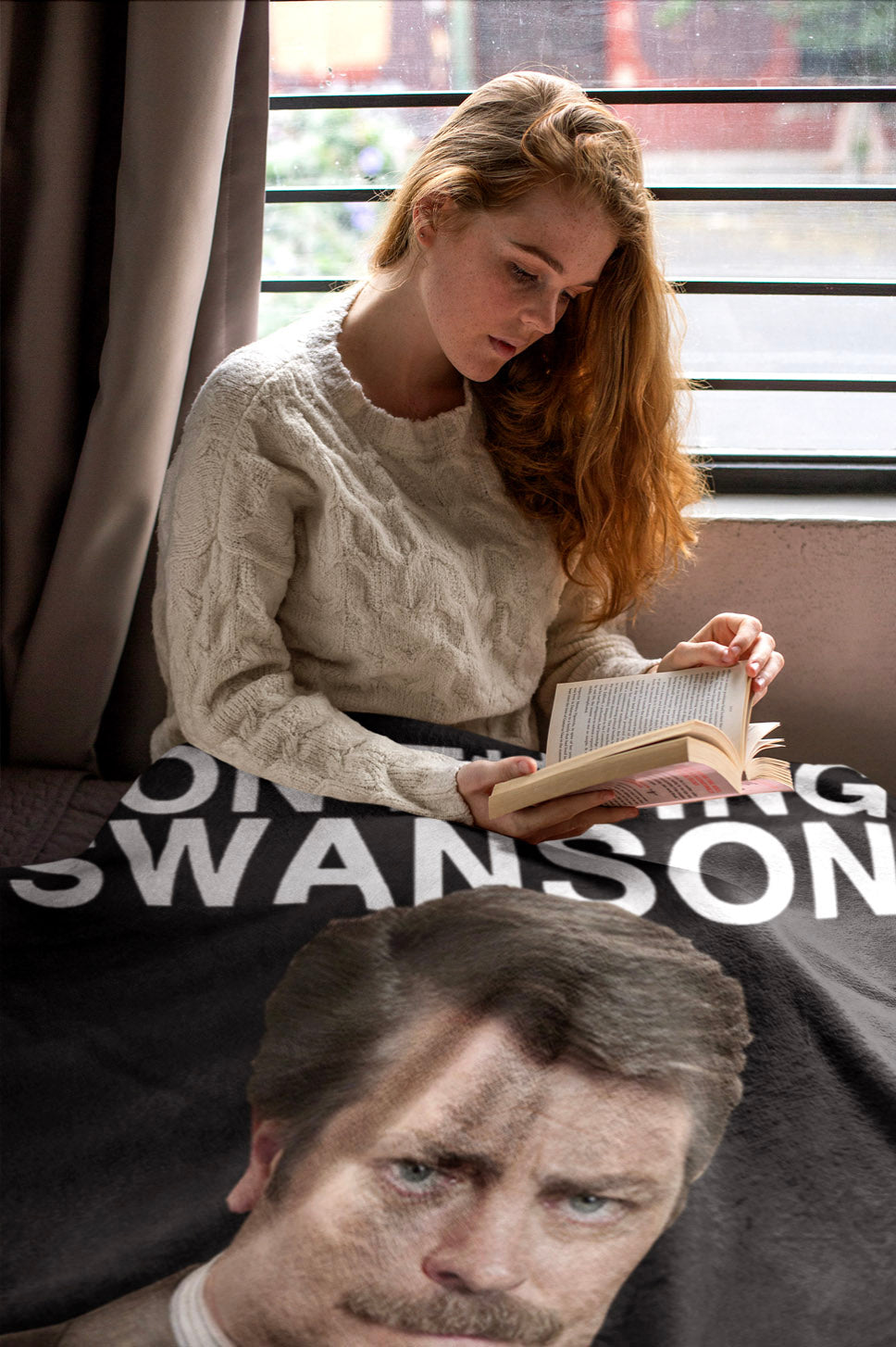 Parks And Recreation Ron Swanson Super Soft Fleece Throw Blanket