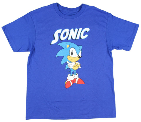 Sonic the Hedghog Sonic Big Boys T-Shirt Kids