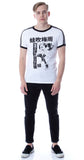 My Hero Academia Mens' Froppy Soccer Ringer Striped Sleeve Ringer T-Shirt