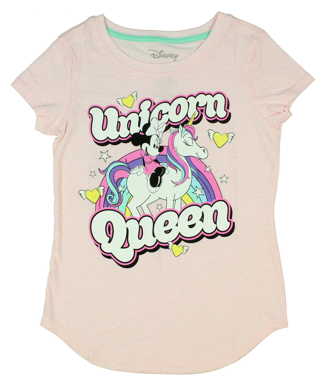 Disney Minnie Mouse Girls' Unicorn Queen T-Shirt