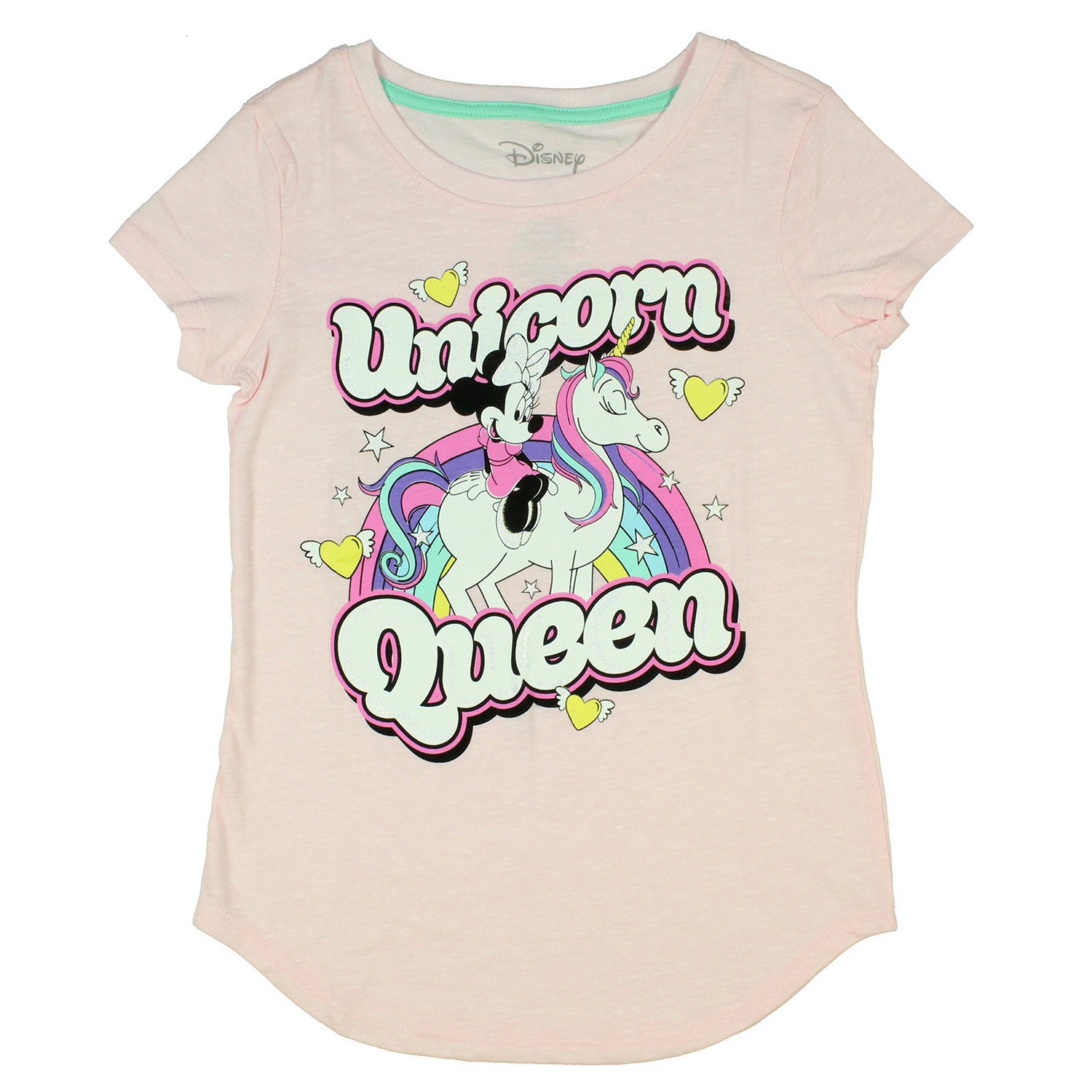 Disney Minnie Mouse Girls' Unicorn Queen T-Shirt