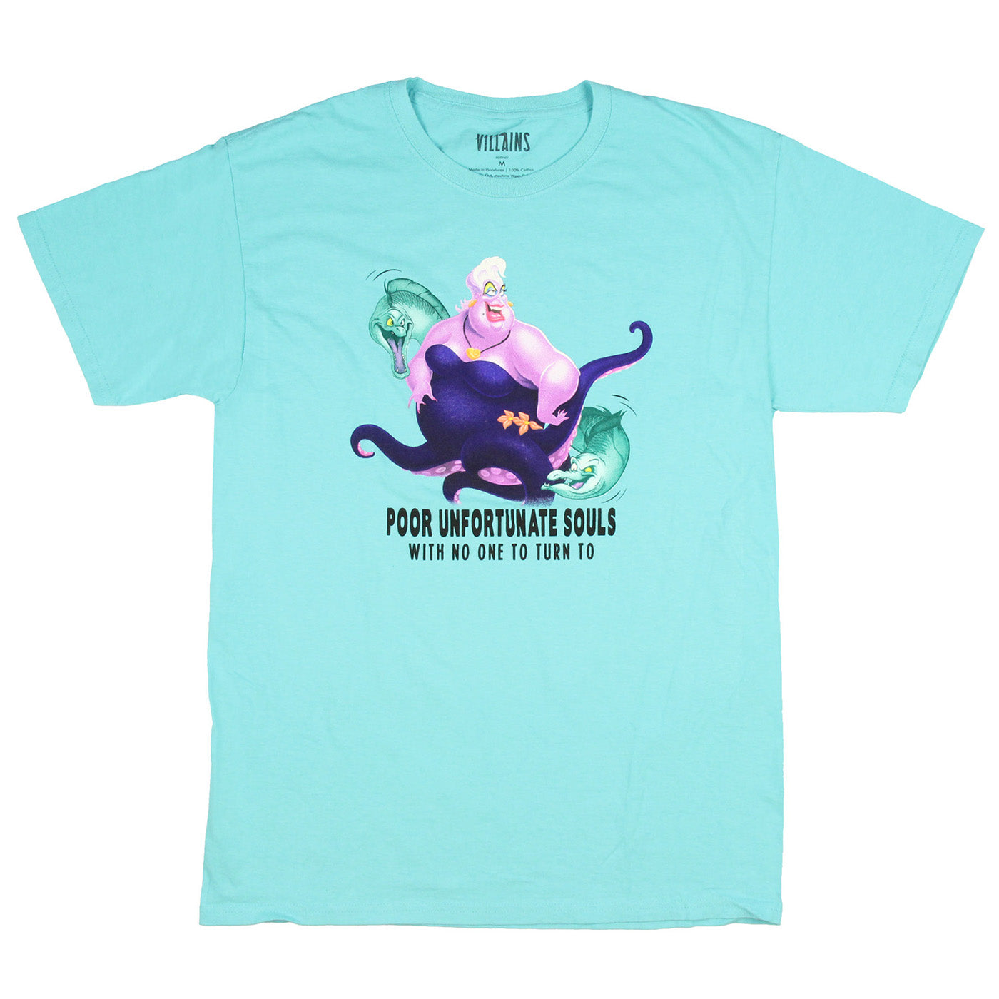 Disney Villains Men's Ursula Poor Unfortunate Souls T-Shirt Small Adult