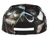 Marvel Comics Venom Sublimated All Over Print Snapback Hat Cap NEW