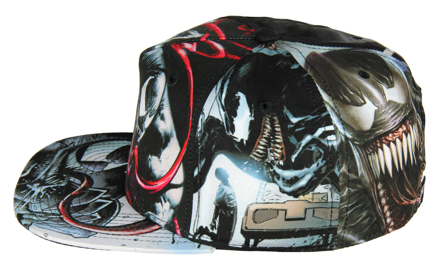 Marvel Comics Venom Sublimated All Over Print Snapback Hat Cap NEW