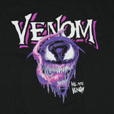 Marvel Venom Men's WE ARE VENOM Detailed Character Face T-Shirt Tee