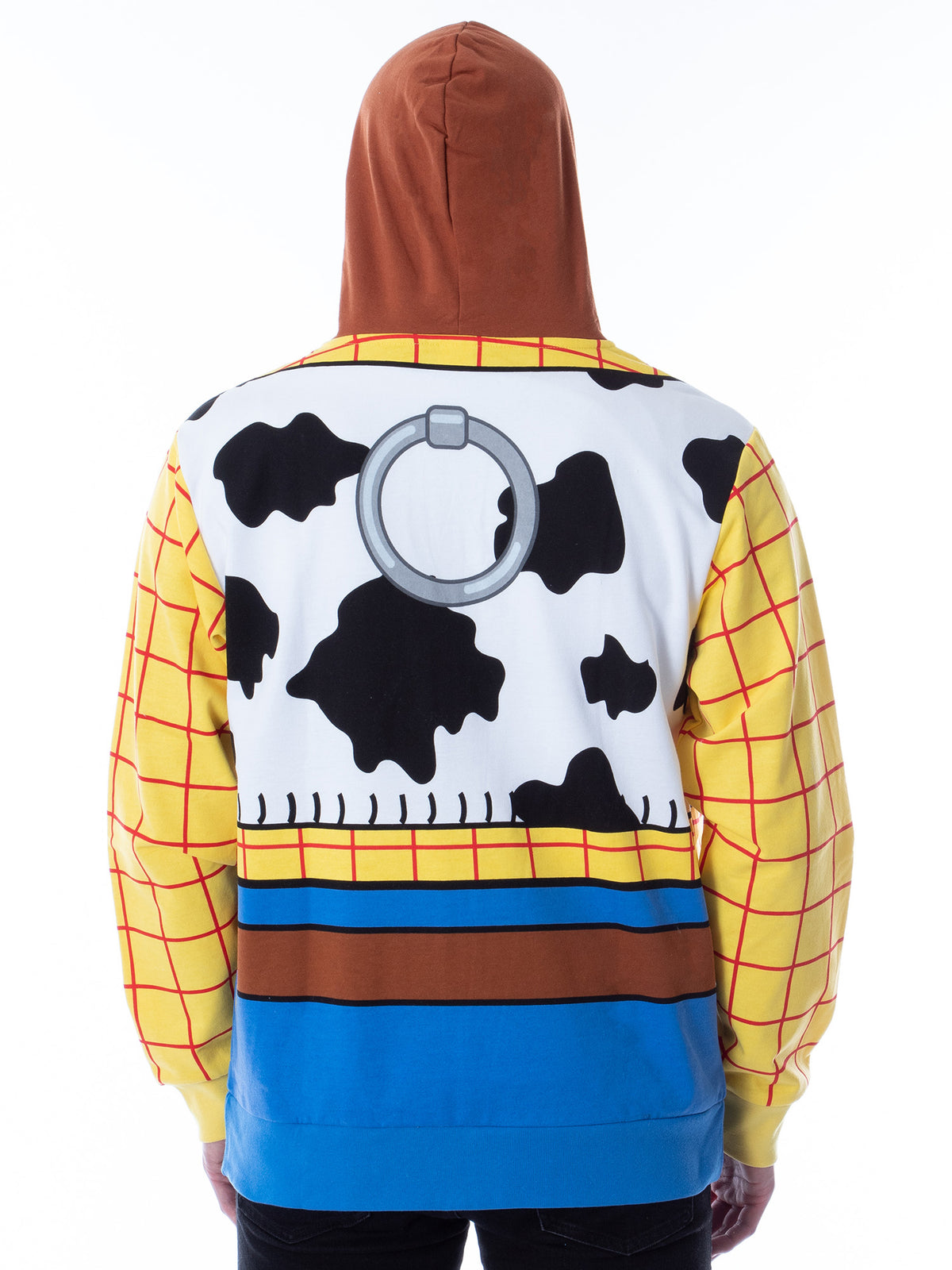 Disney Pixar Toy Story Men's I Am Woody The Cowboy Costume Adult Zip Hoodie (3X)