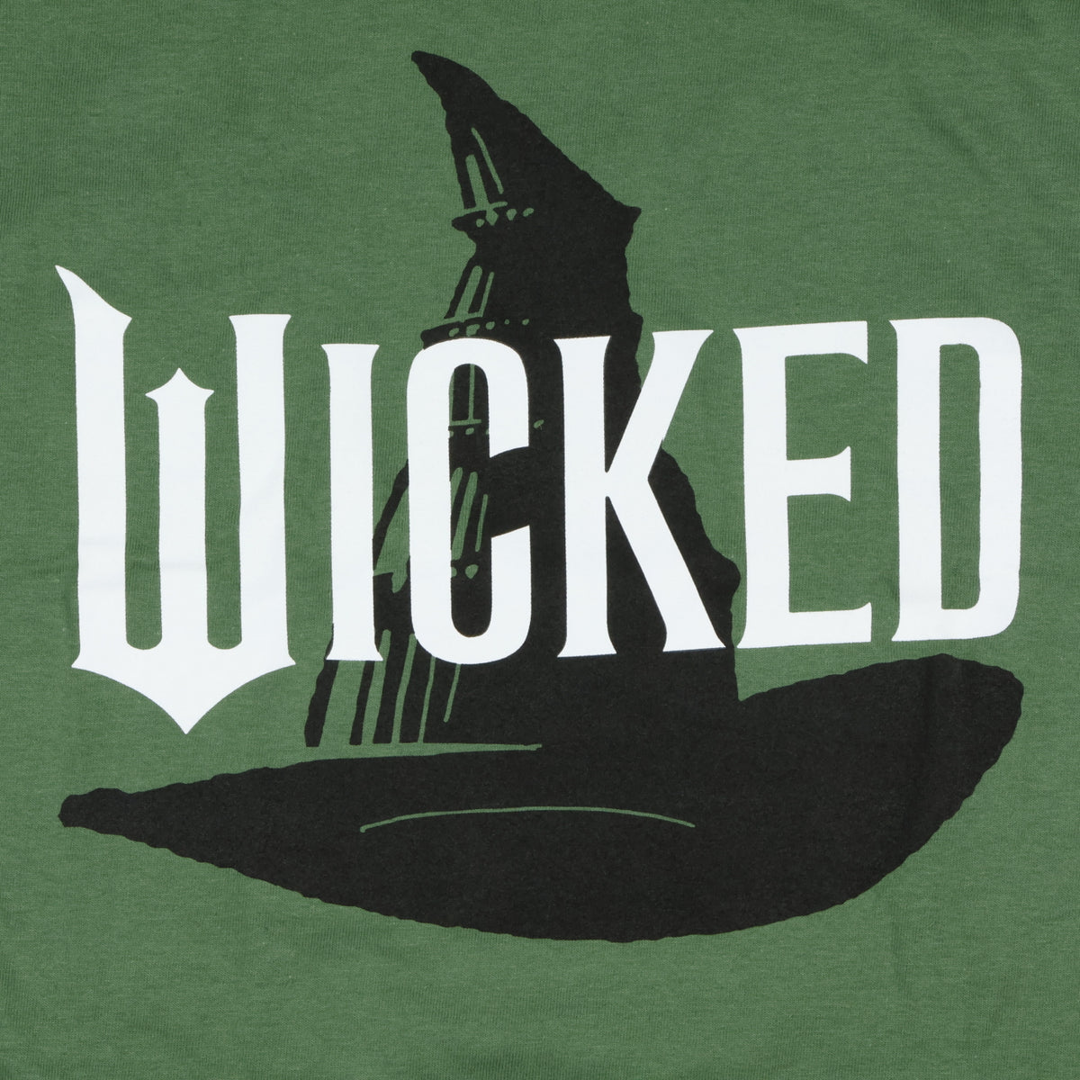 Wicked T Shirt Men's Elphaba Witch Hat Logo Adult Short Sleeve Graphic Tee
