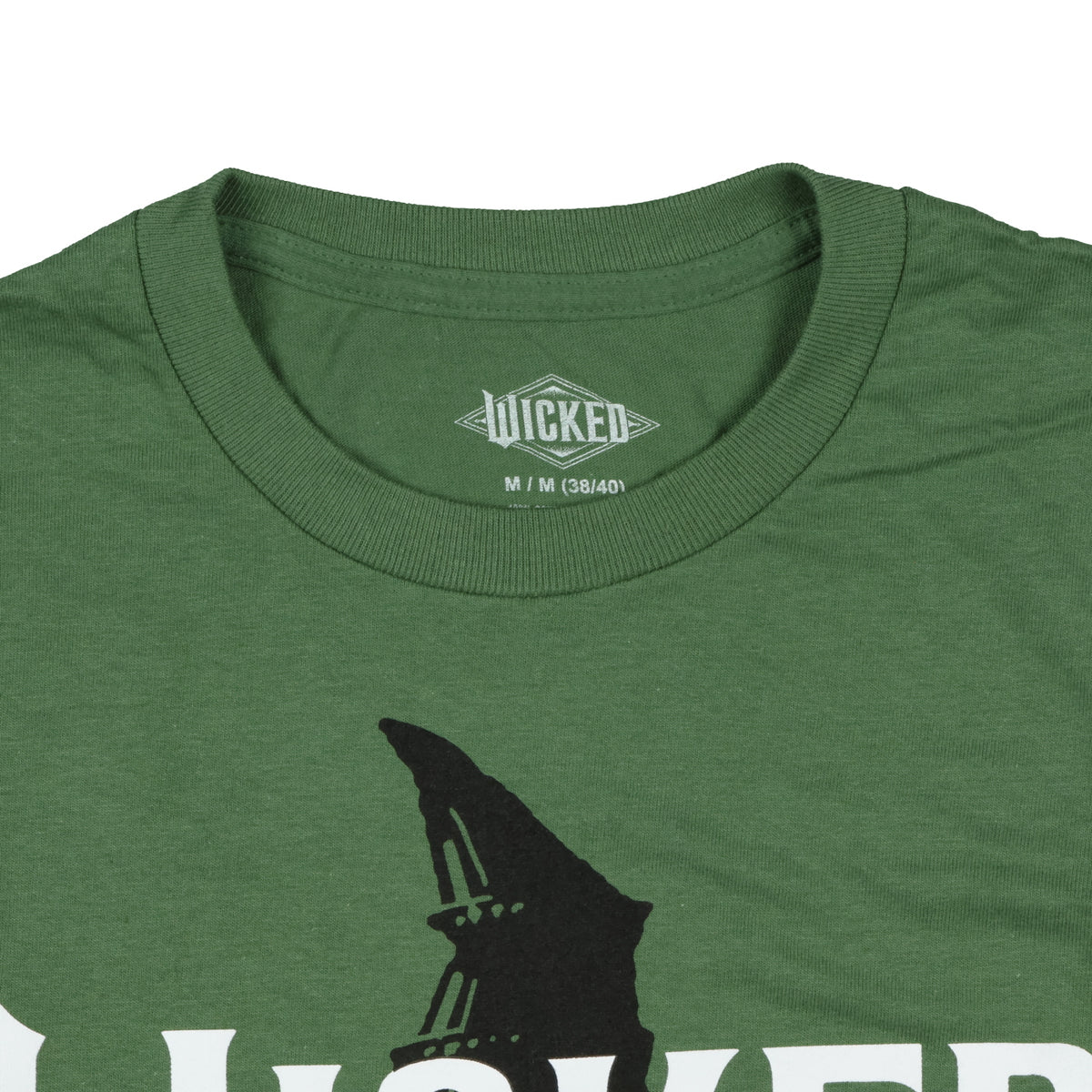 Wicked T Shirt Men's Elphaba Witch Hat Logo Adult Short Sleeve Graphic Tee