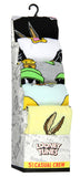 WB Looney Tunes Socks Allover Character Faces 5 Pair Men's Crew Socks