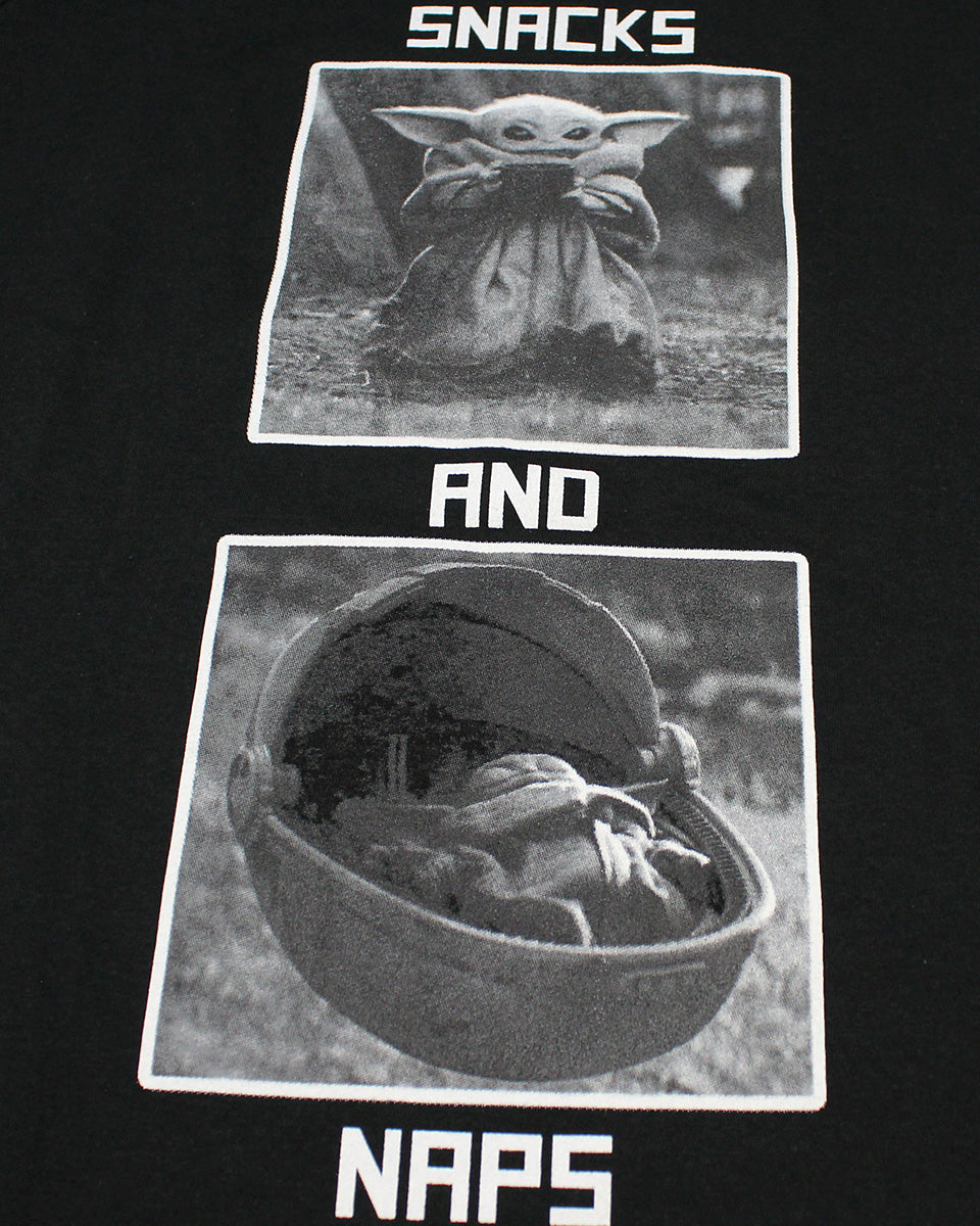 Star Wars The Mandalorian The Child Photo Album Snacks Naps Juniors Shirt