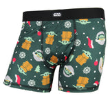 Star Wars The Mandalorian Men's Grogu Baby Yoda Christmas Boxer Briefs