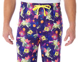 SpongeBob SquarePants Men's Space Chase Adult Lounge Pajama Pants