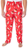 Sesame Street Men's Santa Elmo Christmas Holiday Lounge Pajama Pants