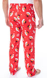 Sesame Street Men's Santa Elmo Christmas Holiday Lounge Pajama Pants