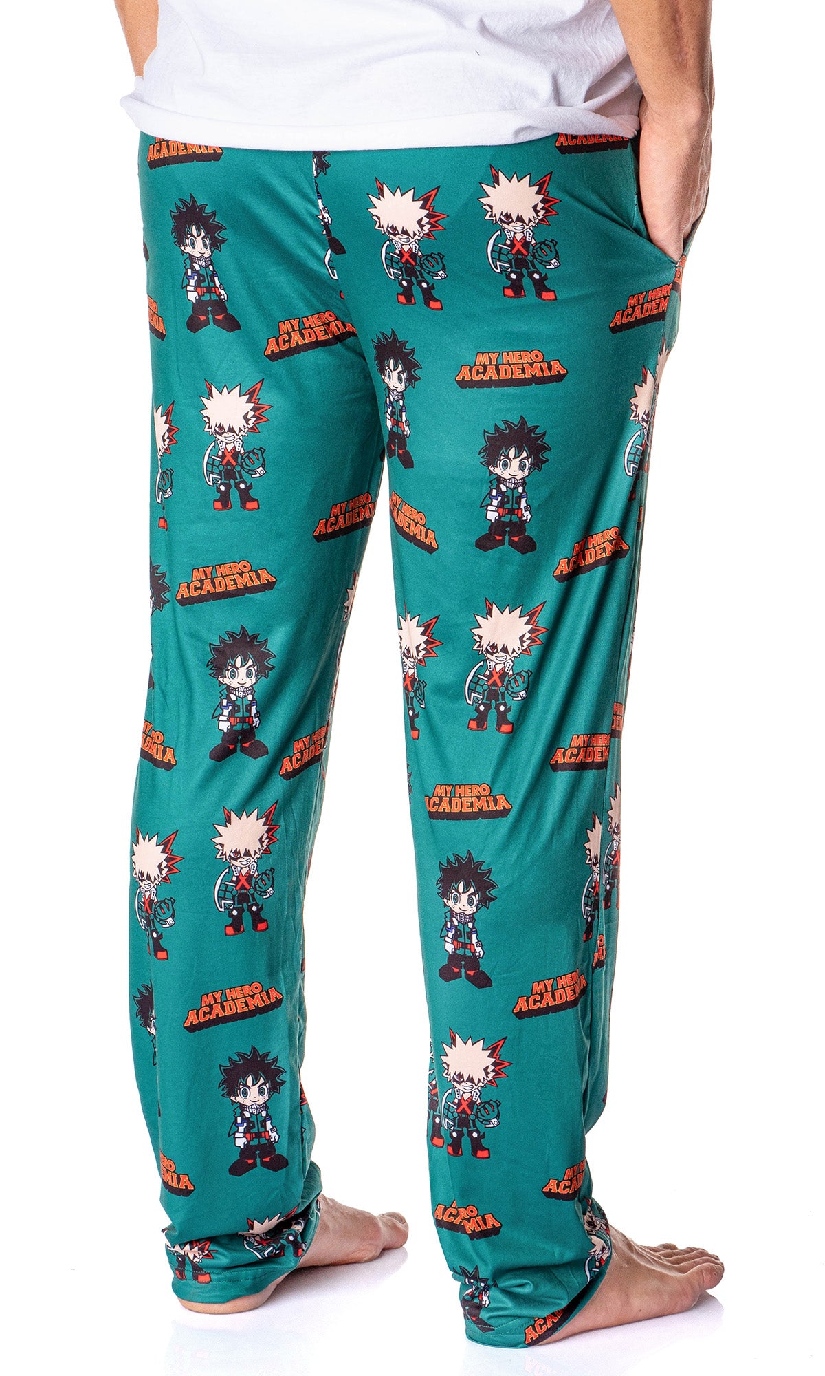 My Hero Academia Men's Izuku Midoriya and Katsuki Bakugo Pajama Pants