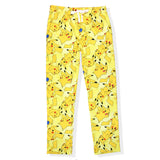 Pokemon Men's Pikachu Allover Character Subtle Tie Dye Adult Pajama Pants