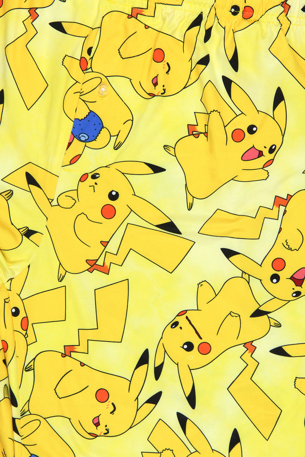 Pokemon Men's Pikachu Allover Character Subtle Tie Dye Adult Pajama Pants