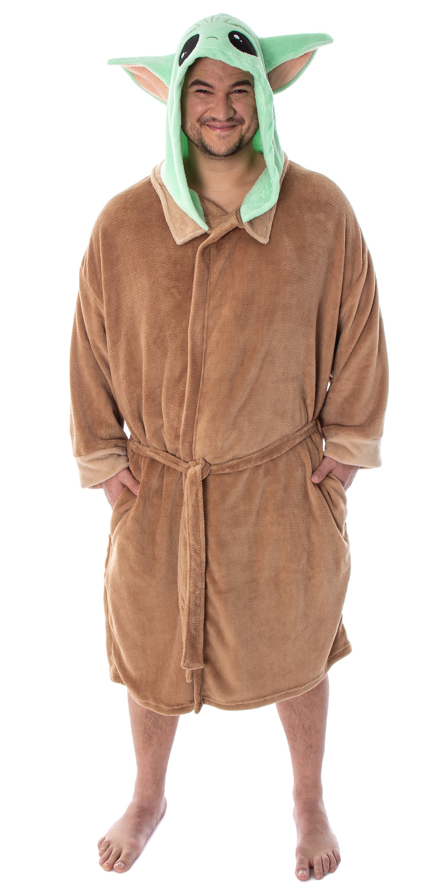 Big and Tall Baby Grogu Star Wars The Child Adult Costume Plush Robe