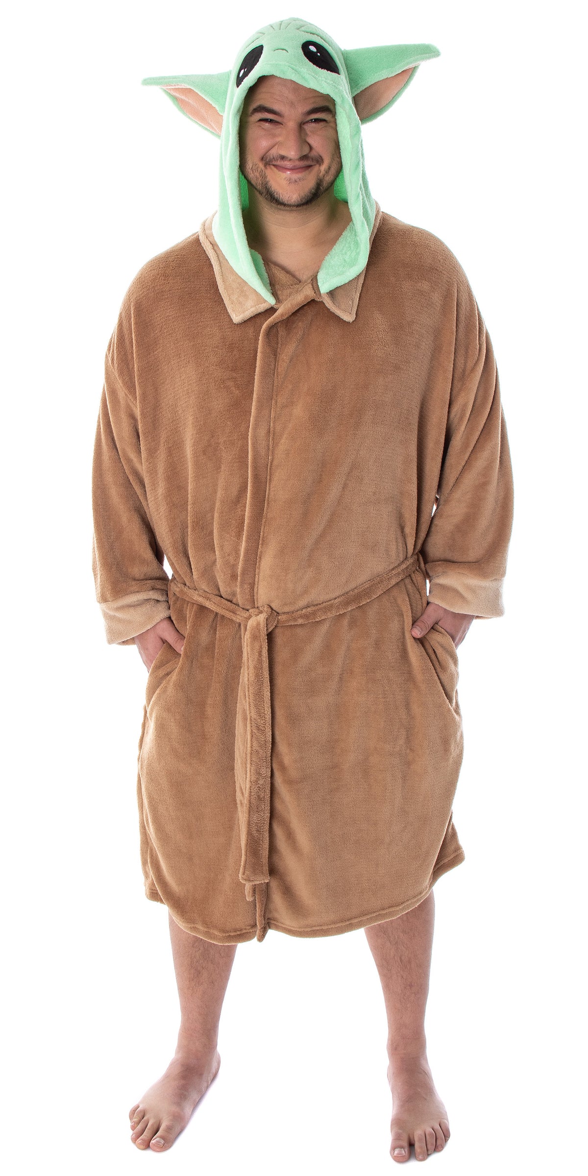 Big and Tall Baby Grogu Star Wars The Child Adult Costume Plush Robe