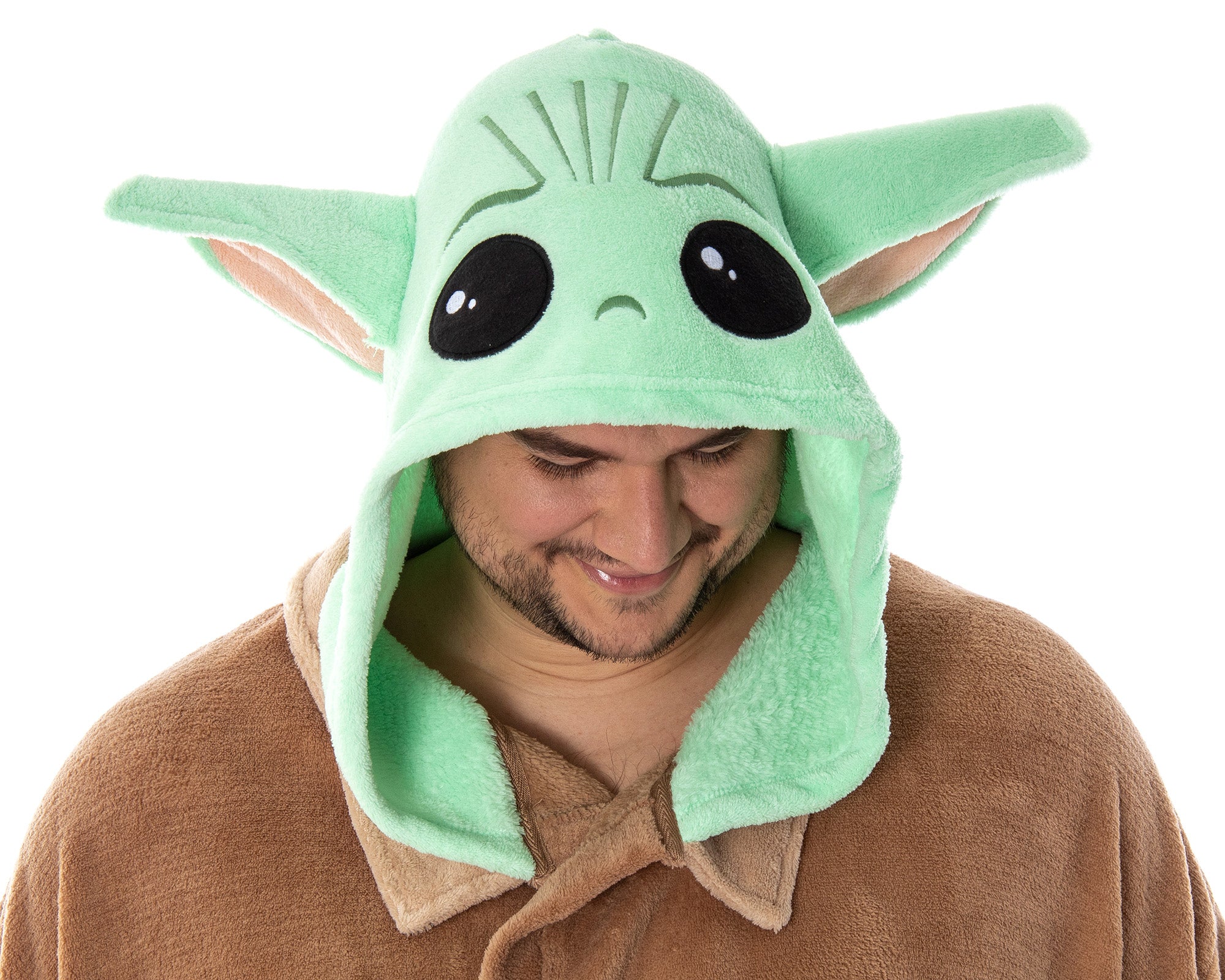 Big and Tall Baby Grogu Star Wars The Child Adult Costume Plush Robe