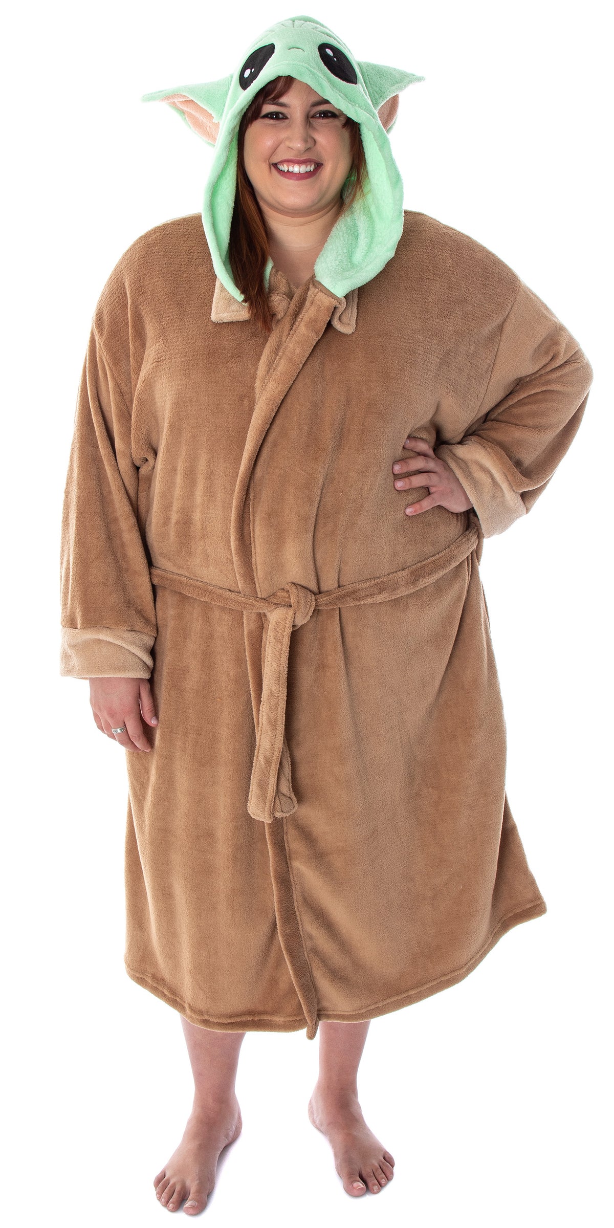 Big and Tall Baby Grogu Star Wars The Child Adult Costume Plush Robe