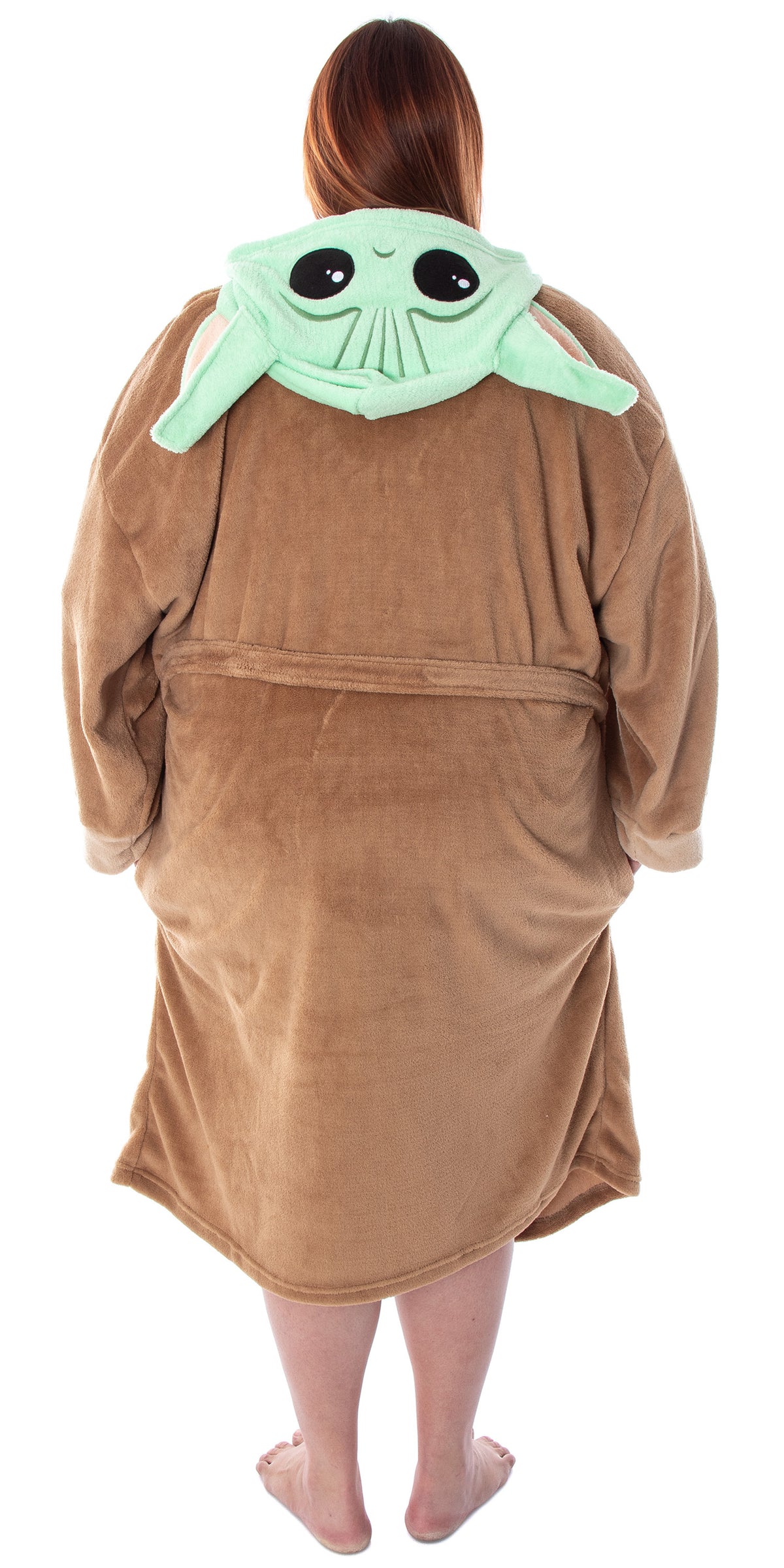 Big and Tall Baby Grogu Star Wars The Child Adult Costume Plush Robe